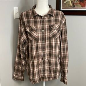 Prana Asylum Plaid Flannel thermal-lined shirt jacket